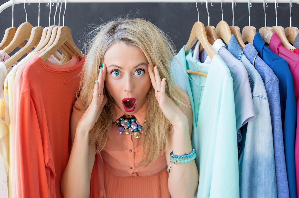 Stressed closet