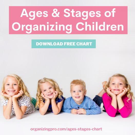 Ages & Stages Organizing Children download chart